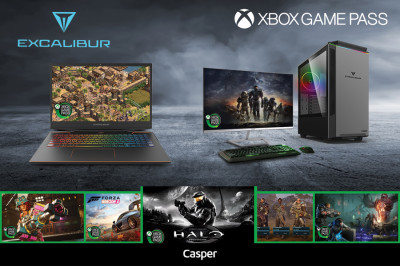 Excalibur Gaming Laptop Xbox Game Pass Oyunları ile Birlikte Geliyor!