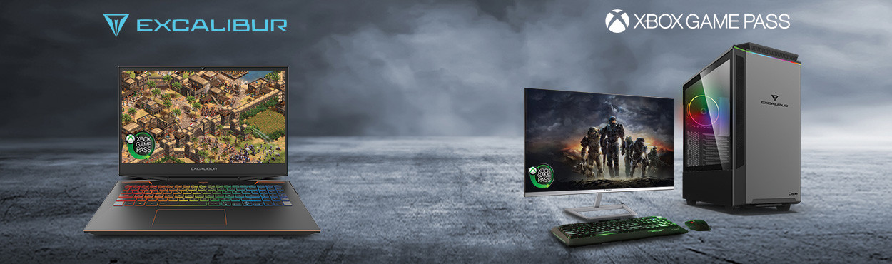 Excalibur Gaming Laptop Xbox Game Pass Oyunları ile Birlikte Geliyor!