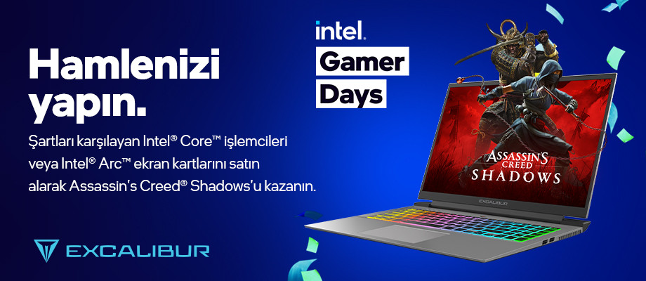 Intel Gamer Days Assassin's Creed® Shadows Oyun Hediyesi